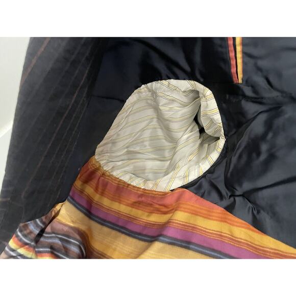 Etro Milano Men Blue Pinstripe Wool Blend Sport Coat Blazer Jacket US 44L EU 54L - Picture 15 of 16